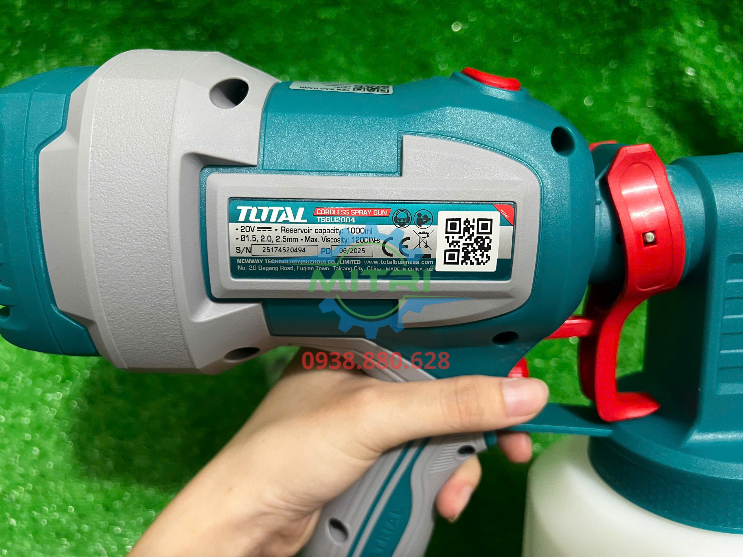 Máy phun sơn pin Total TSGLI2004 không kèm pin sạc