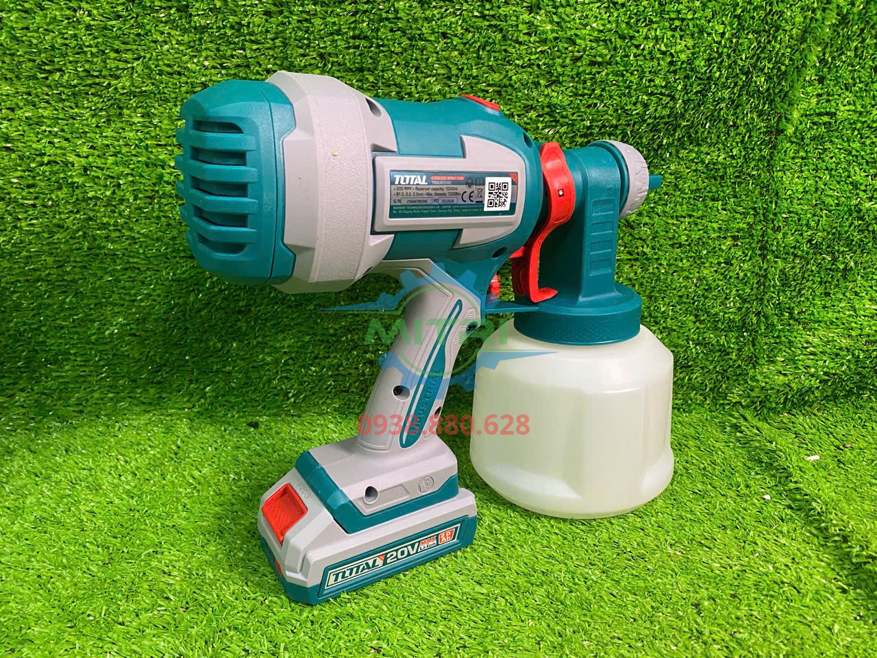 Máy phun sơn Total TSGLI20042 20V với pin 2.0Ah