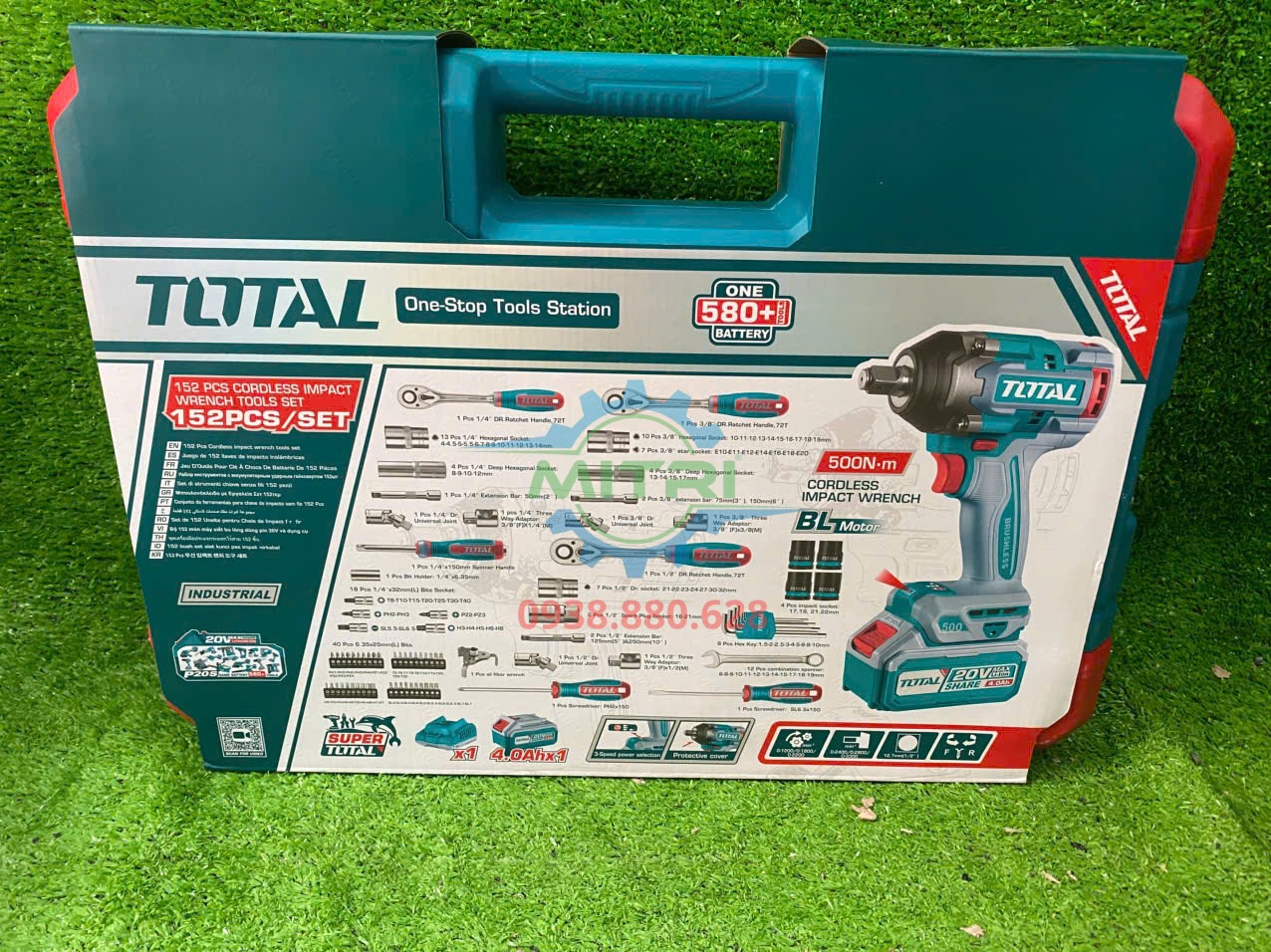 Máy siết bu lông Total TIWLI2050 20V kèm 2 pin 4.0Ah và sạc