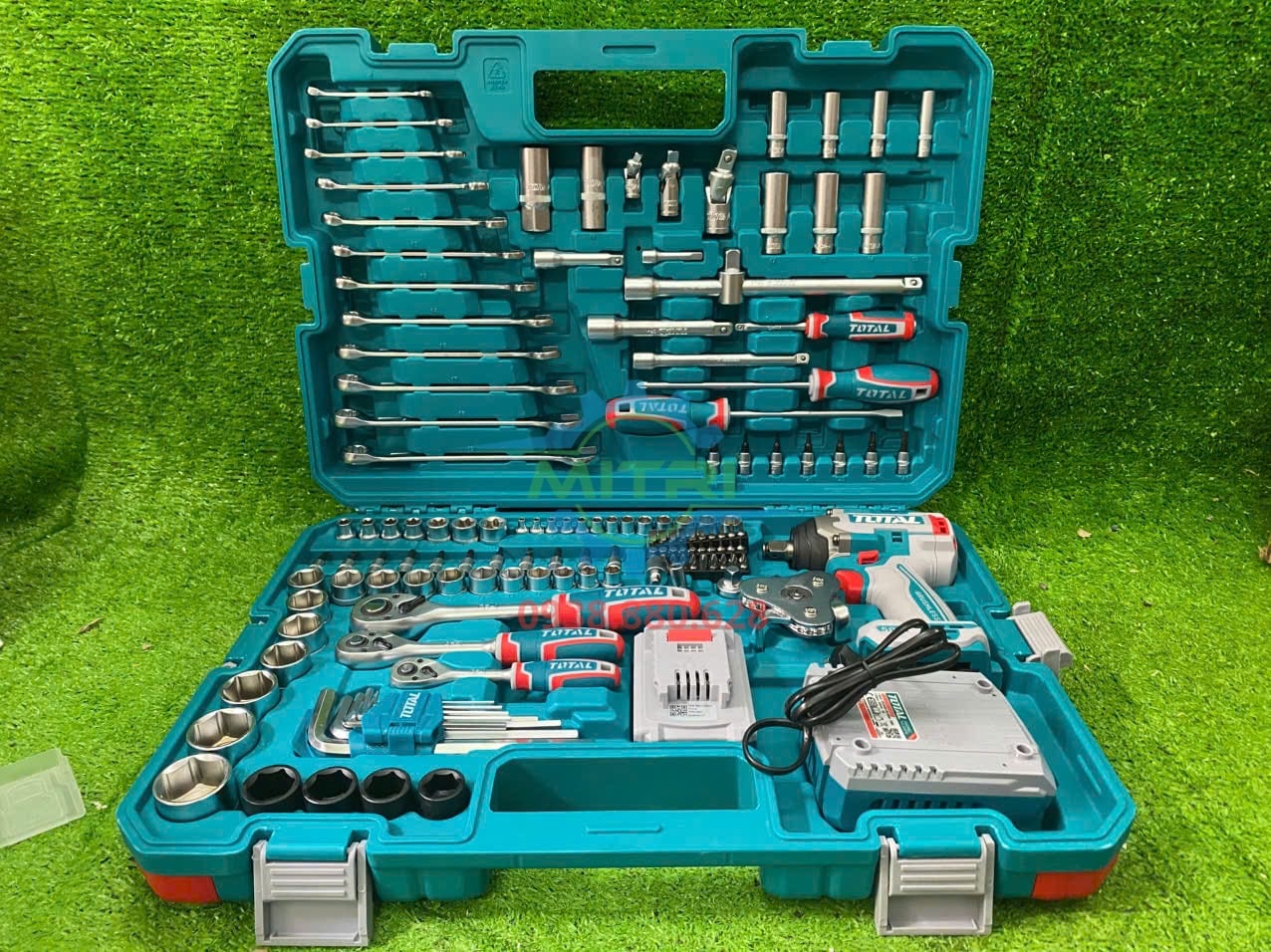 Thiết kế không dây của Máy siết bu lông Total TIWLI2050