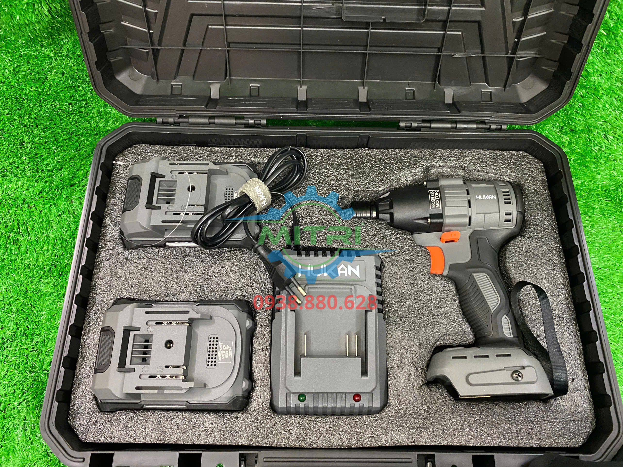 Máy siết bulong pin đầu 2 trong 1 HM21-G2-CVBL375