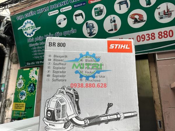 Máy thổi dùng xăng Stihl BR800 đóng gói tại Minh Triết