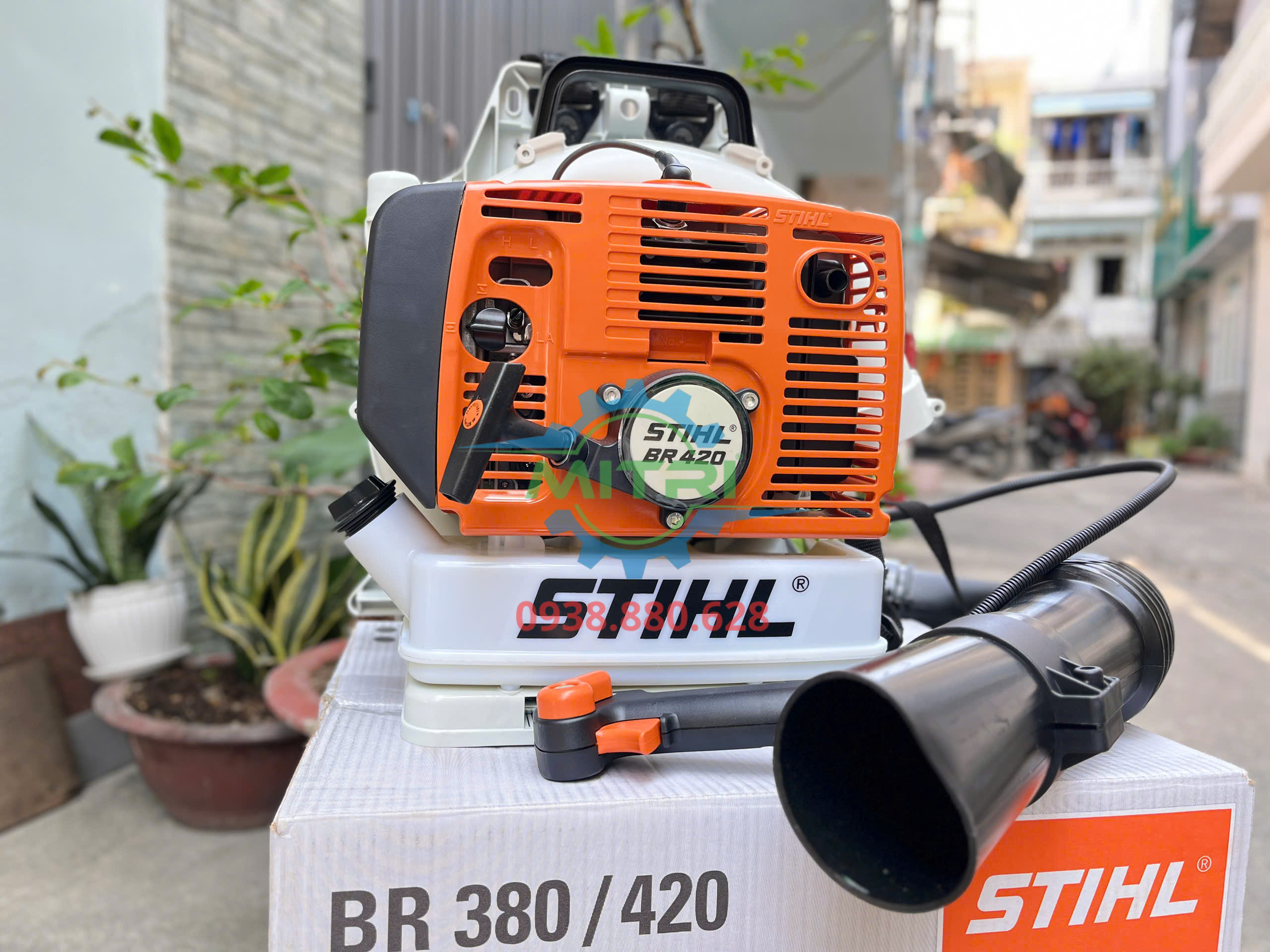 Máy thổi lá đeo vai STIHL BR420 chính hãng Đức