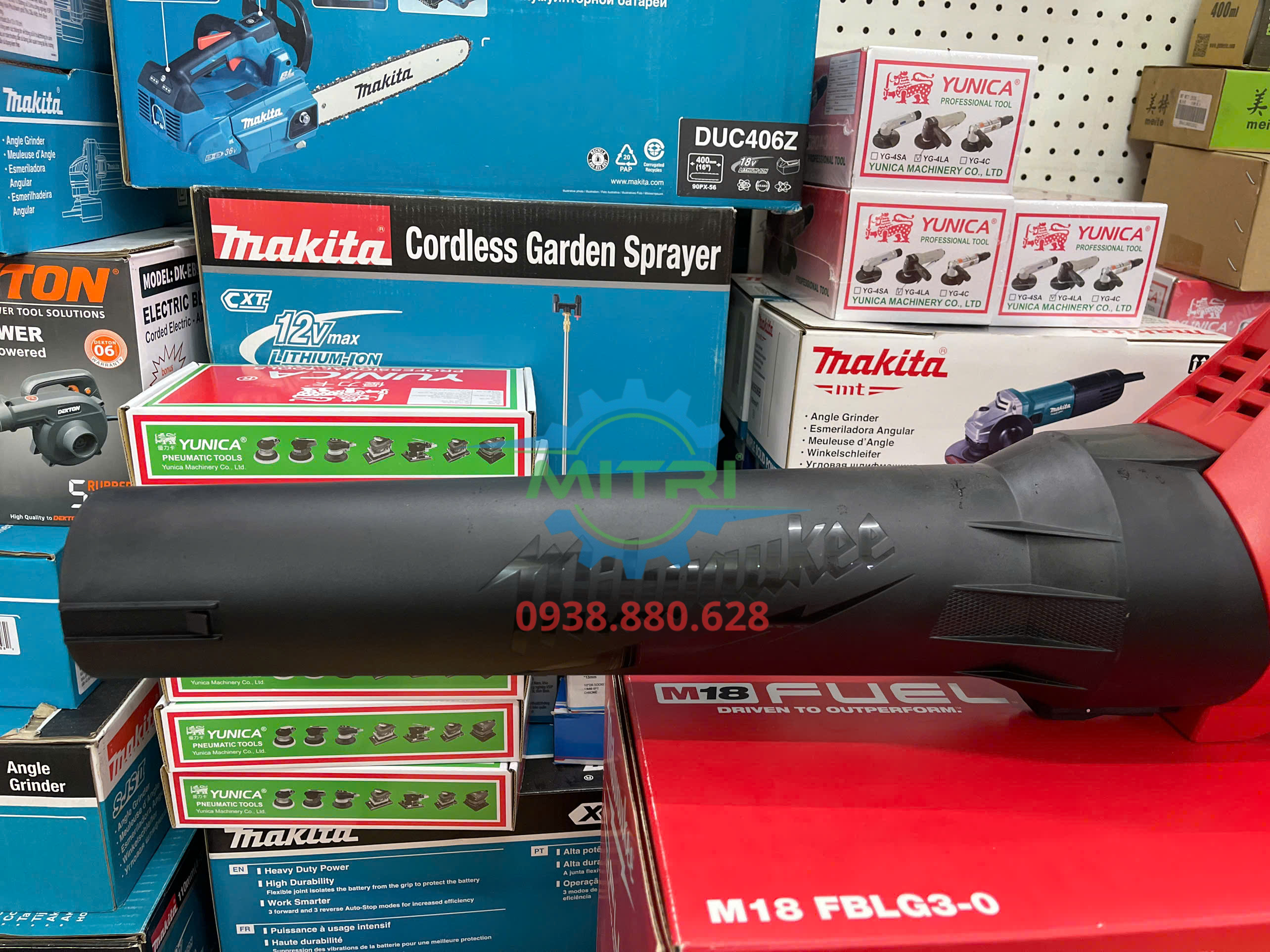 Máy thổi lá dùng pin 18V Milwaukee M18 FBLG3-0 hiệu suất cao