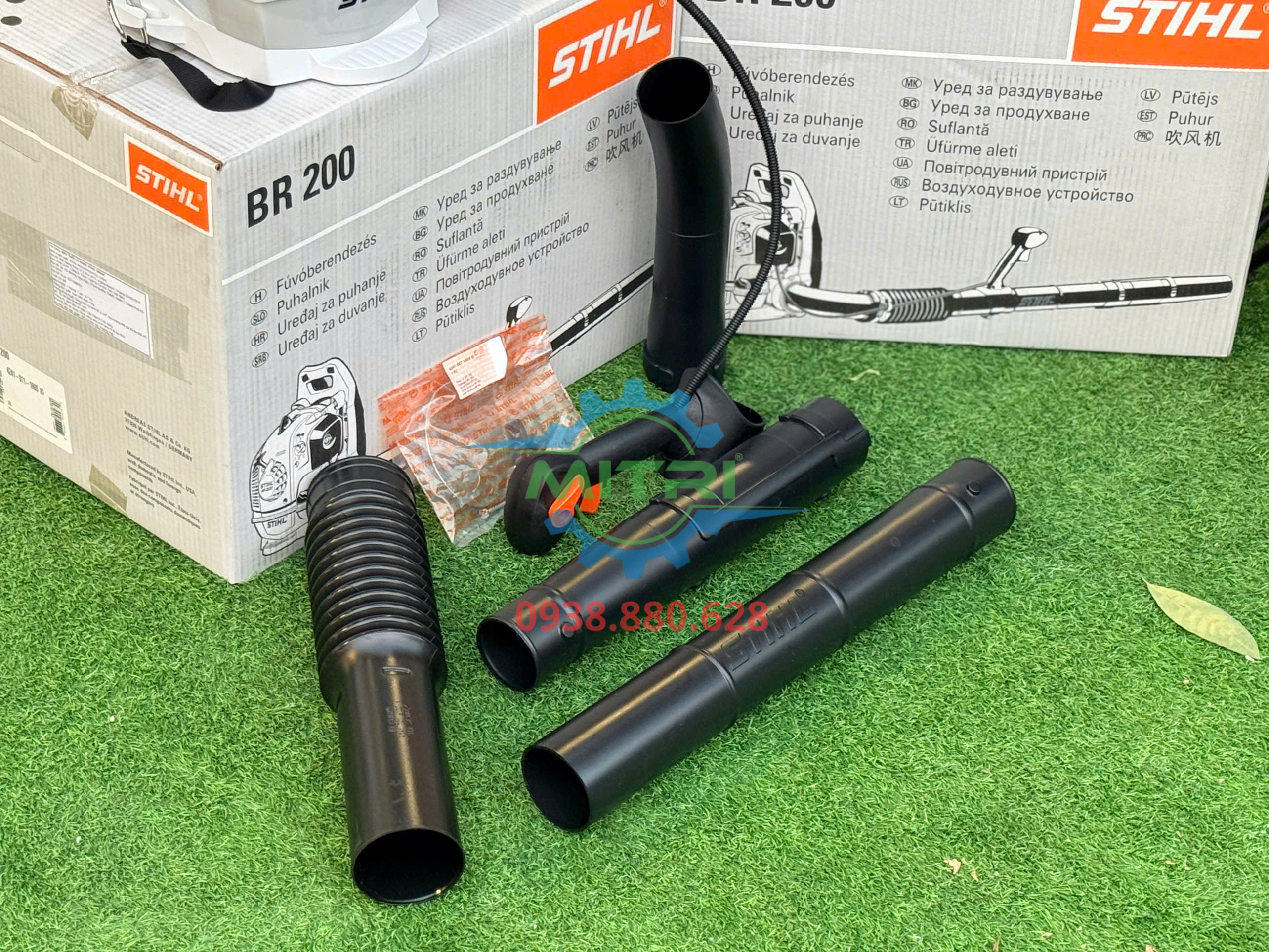 Thiết kế đeo vai tiện lợi của máy thổi lá STIHL BR200