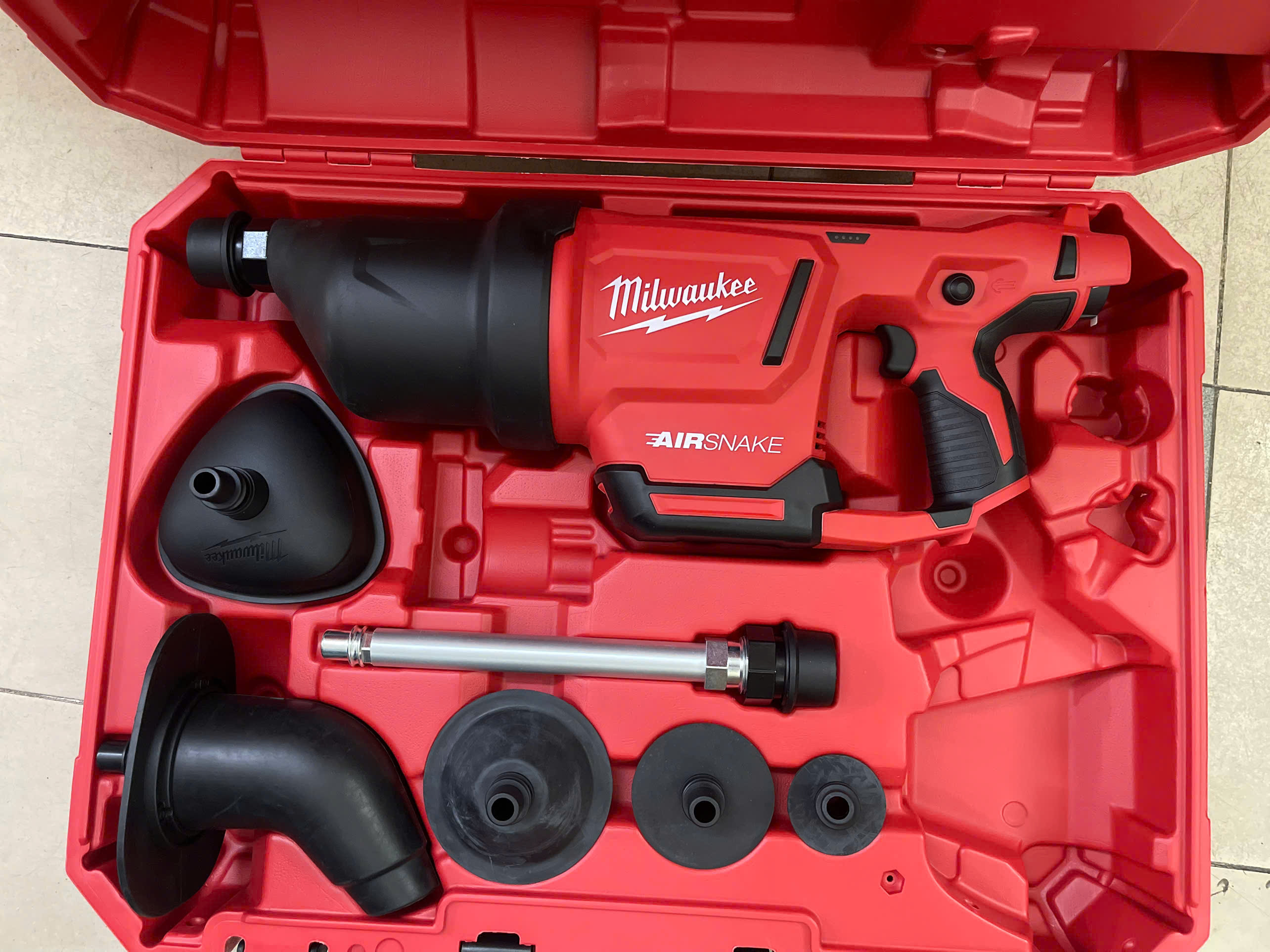 Máy thông tắc hơi Milwaukee M12 DCAG-0C cao cấp