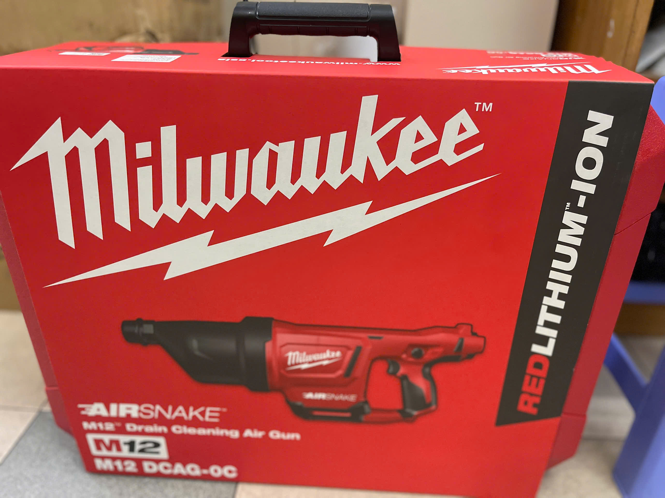 Máy thông tắc hơi Milwaukee M12 DCAG-0C chính hãng