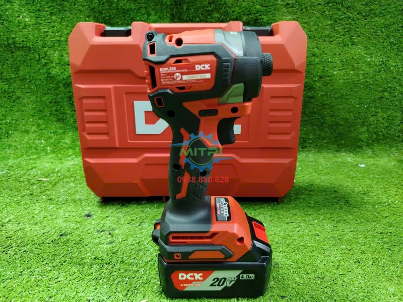 Máy vặn vít động lực DCK KDPL208 20V máy đứng cùng hộp góc chéo