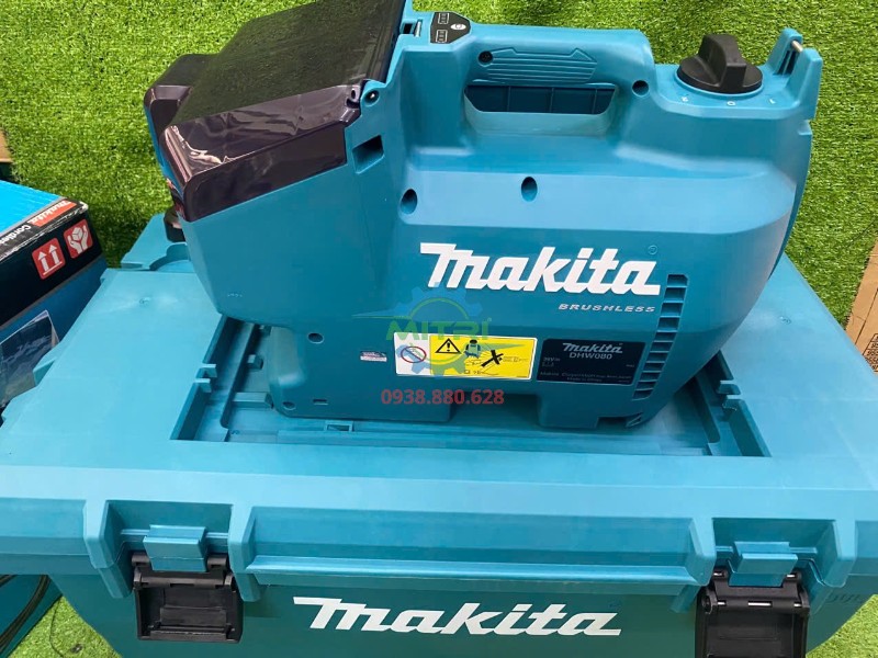 Máy xịt rửa áp lực cao dùng pin Makita DHW080ZK chính diện chính hãng Minh Triết