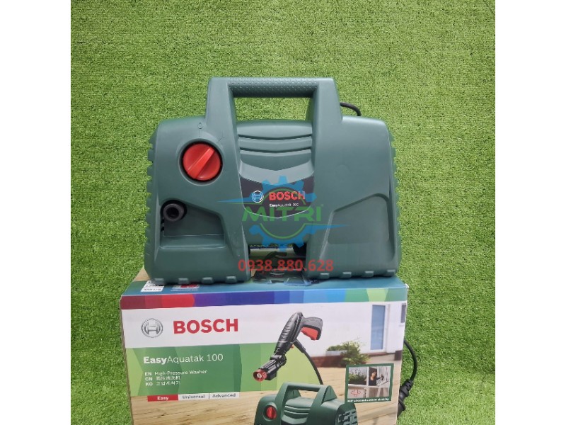 Mở hộp máy xịt rửa áp lực cao Bosch EasyAquatak 100 tại Minh Triết