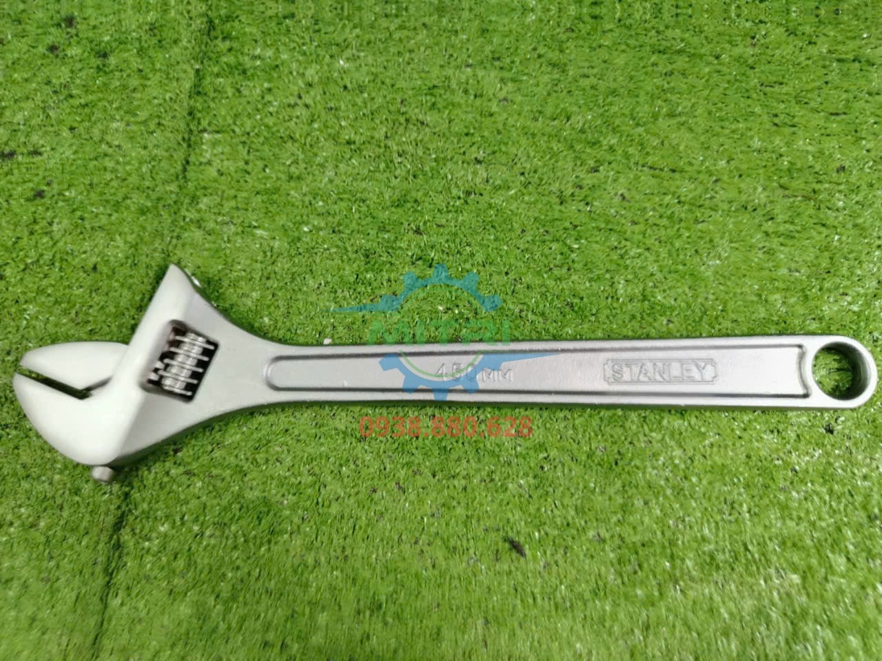 Mỏ lết cầm tay Stanley 87-371-1-S Mỏ lết cầm tay Stanley 87-371-1-S thân thép Chrome Vanadium