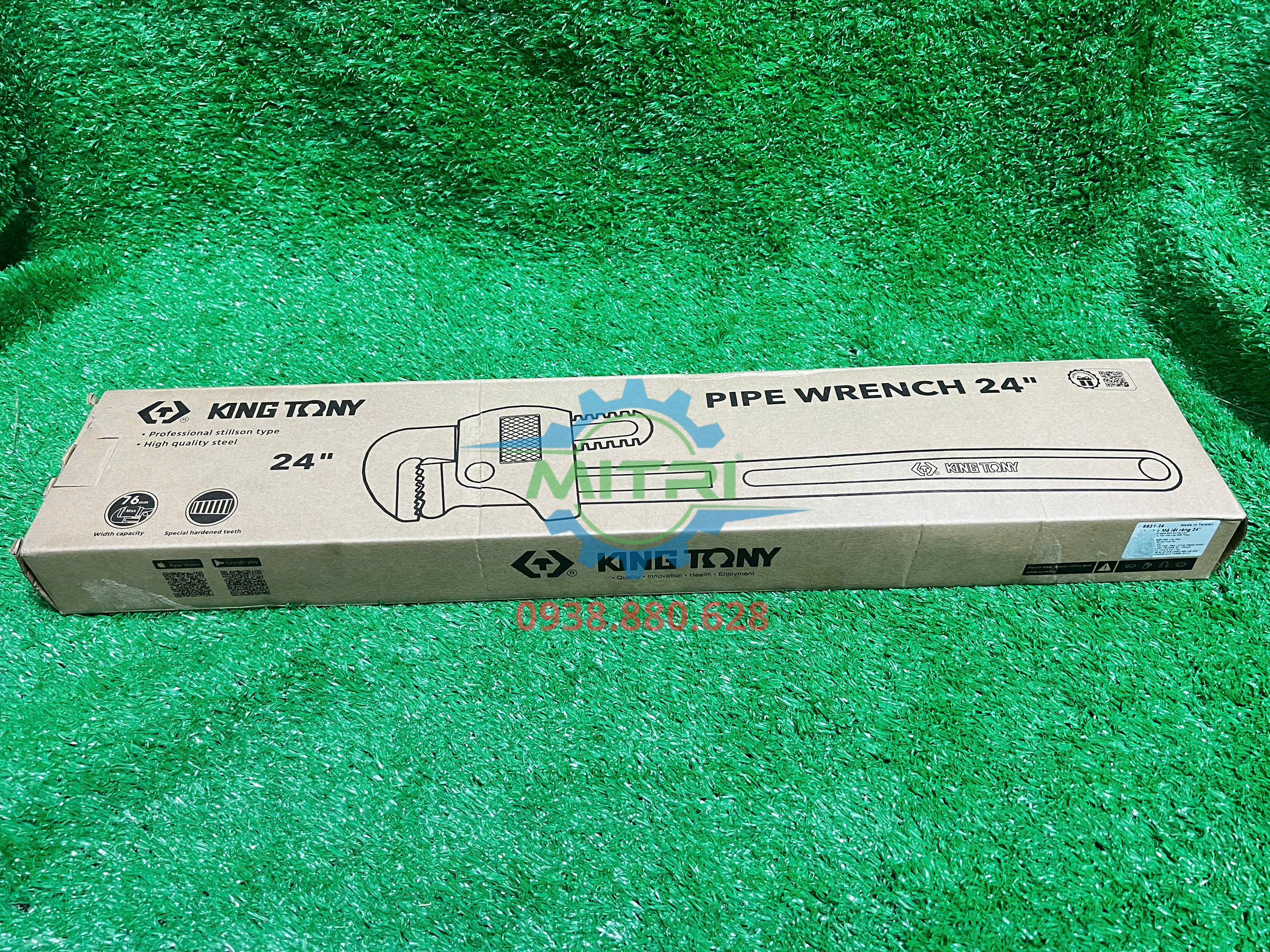 Mỏ lết răng công nghiệp Kingtony 6531-24 giá tốt