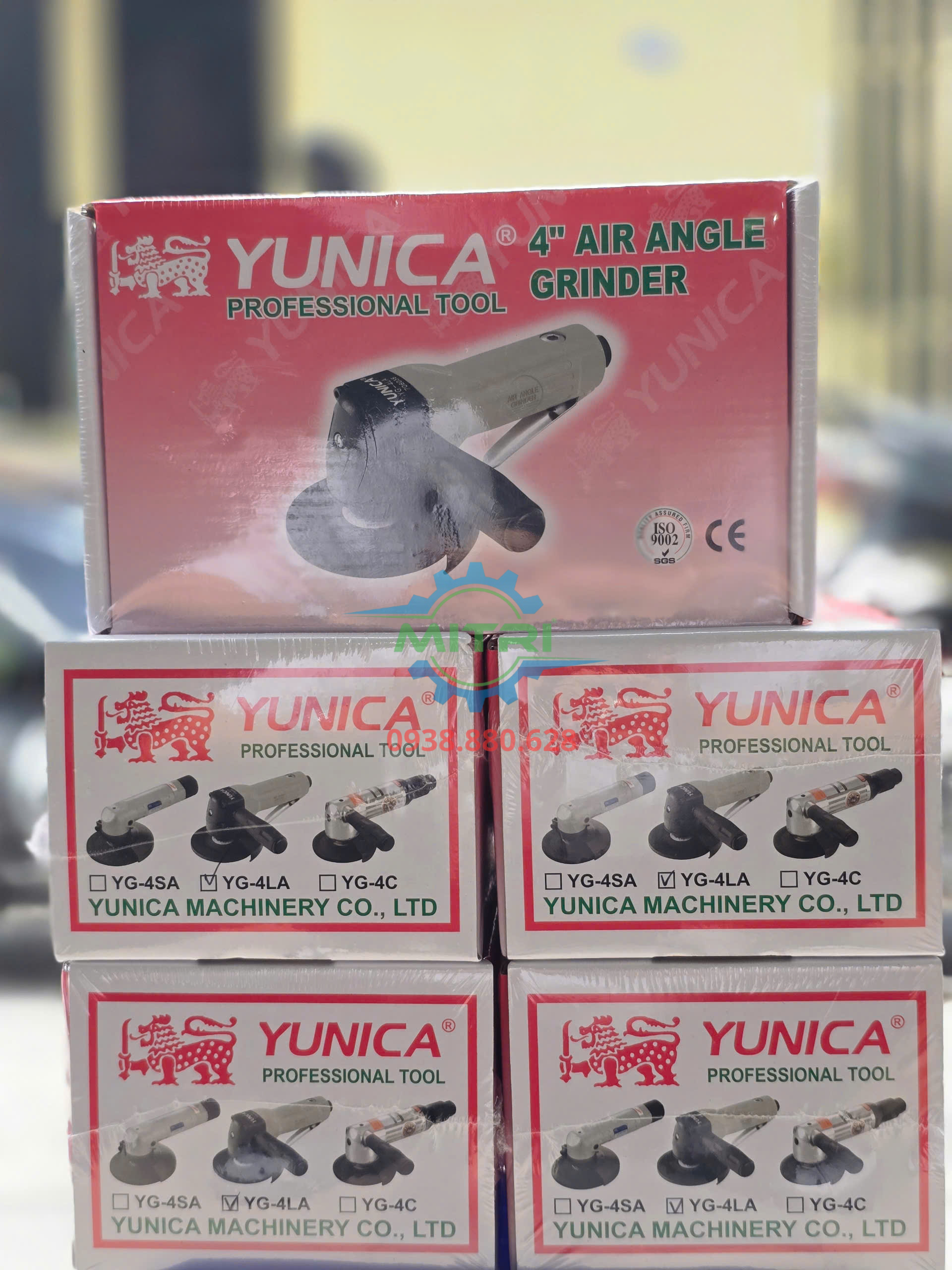 Máy mài khí nén Yunica YG-4LA và phụ tùng chính hãng