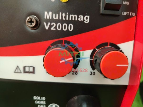 Núm điều chỉnh dòng hàn máy hàn Weldcom Multimag V2000