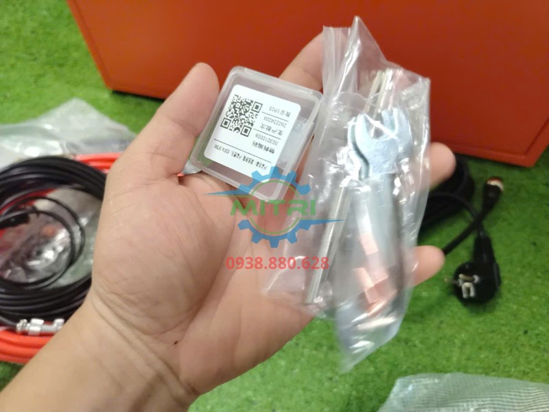 Bộ phụ kiện Jasic LS-20000F và bộ cấp dây WF-22L bo chi tiet dong goi tui nhua