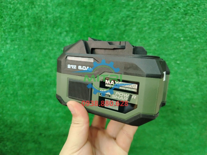 Pin 21V 6.0Ah Dekton M21-B6095XA dòng xả cao