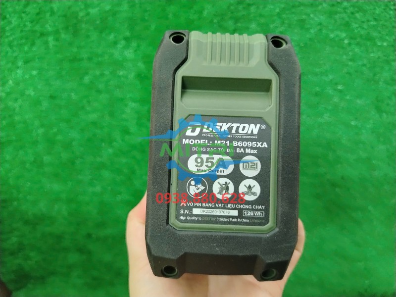 Pin Lithium Dekton 21V 6Ah M21-B6095XA giá rẻ