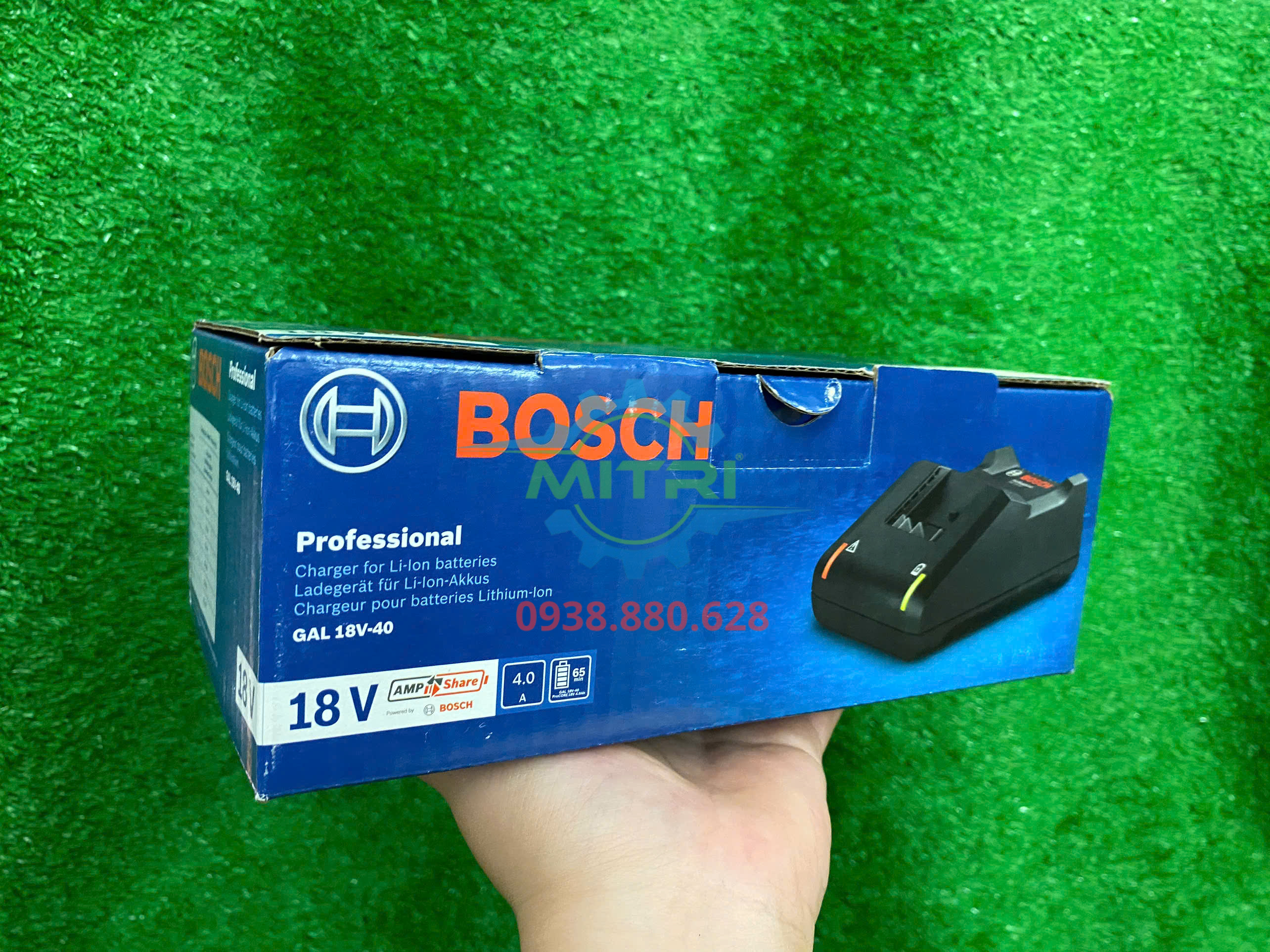 Pin máy khoan Bosch 18V 4Ah GBA chính hãng