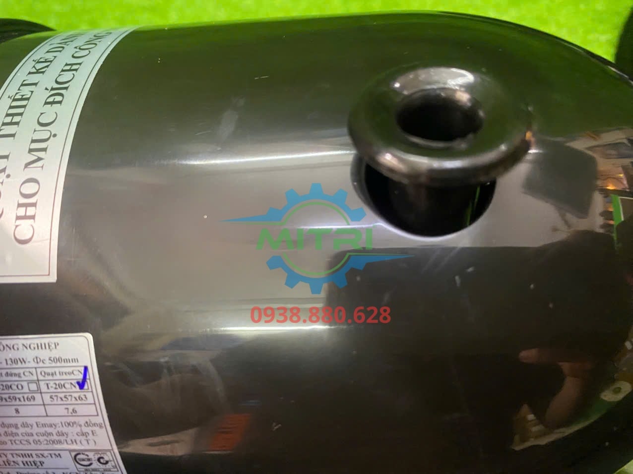 Chi tiết thân động cơ quạt công nghiệp Lifan T-20CN