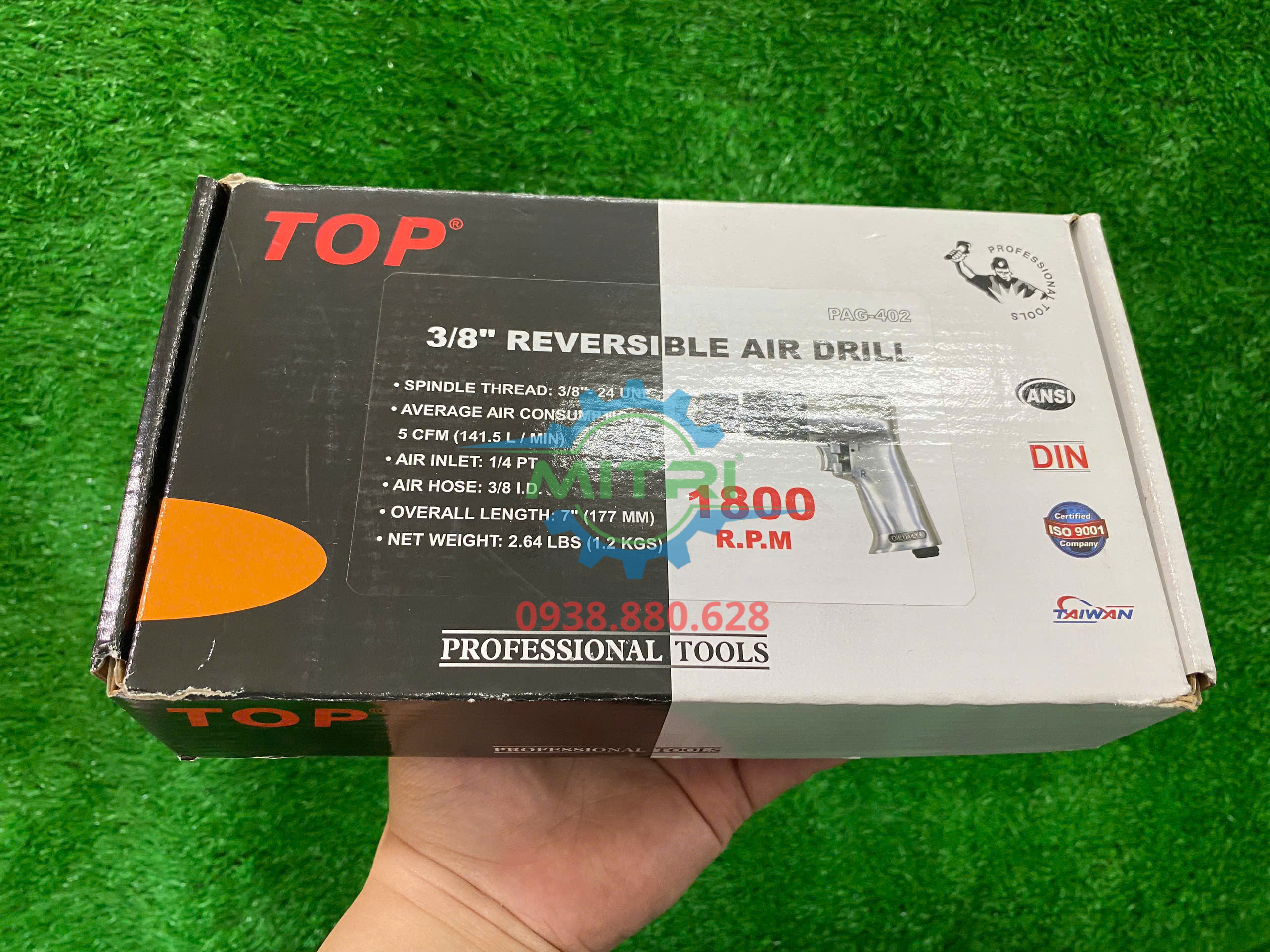 Review thực tế máy khoan hơi TOP PAG-402 tại Minh Triết