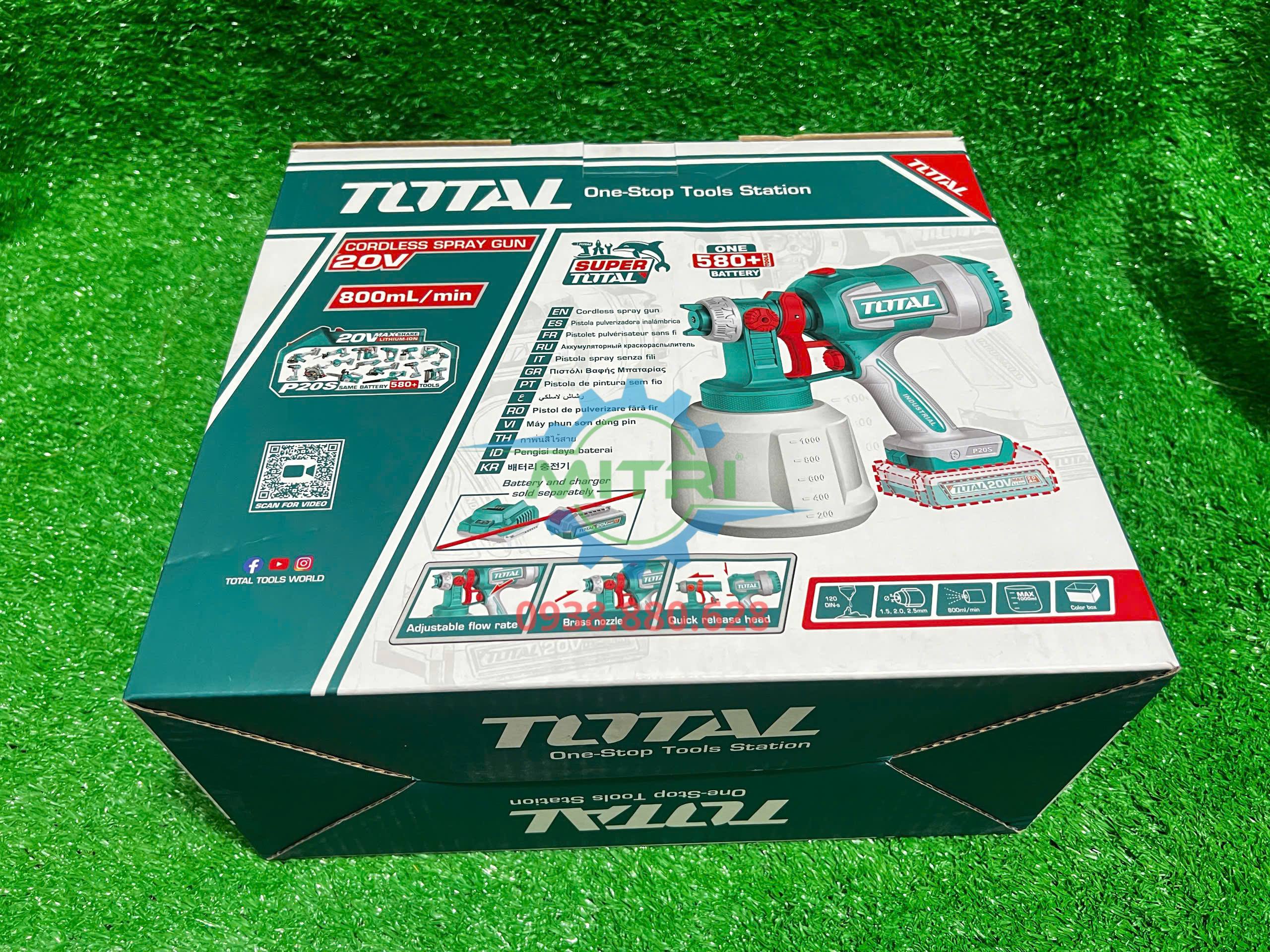 Review thực tế máy phun sơn pin total tsgli2004 Minh Triết