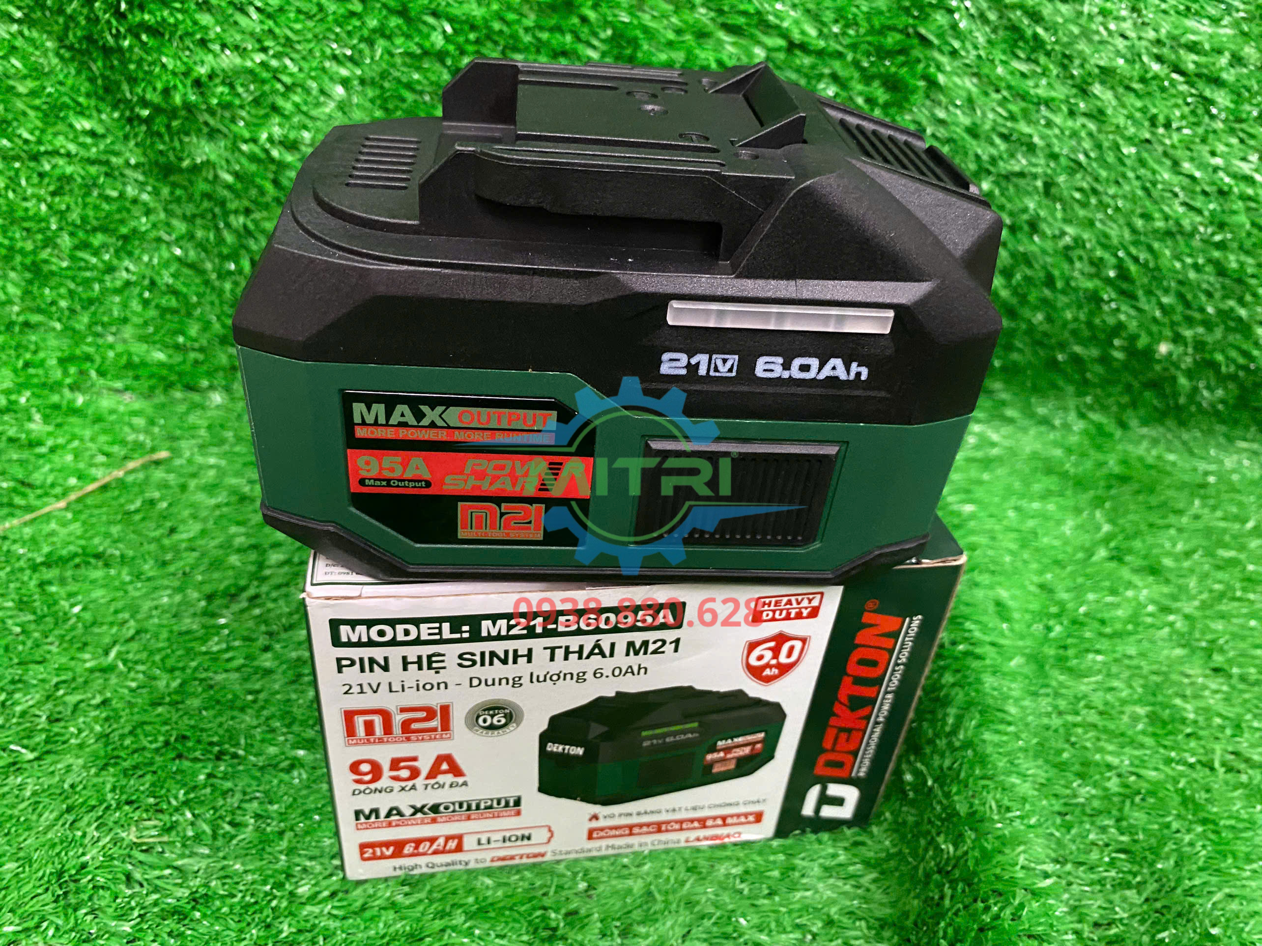 Review thực tế pin Dekton M21-B6095A tại Minh Triết