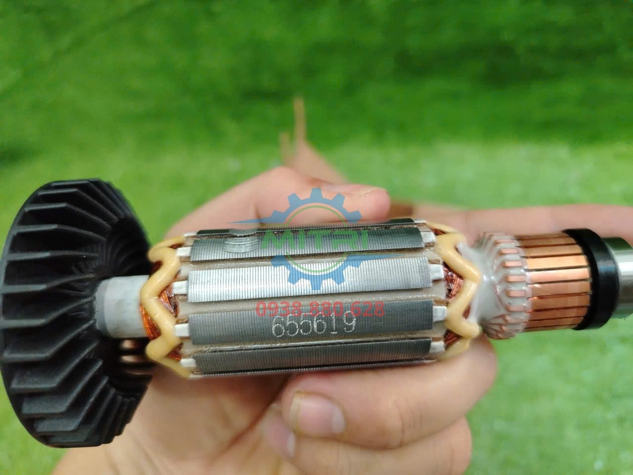 Rotor máy mài Makita 9553B 515619-7 chi tiết lõi thép và cuộn dây