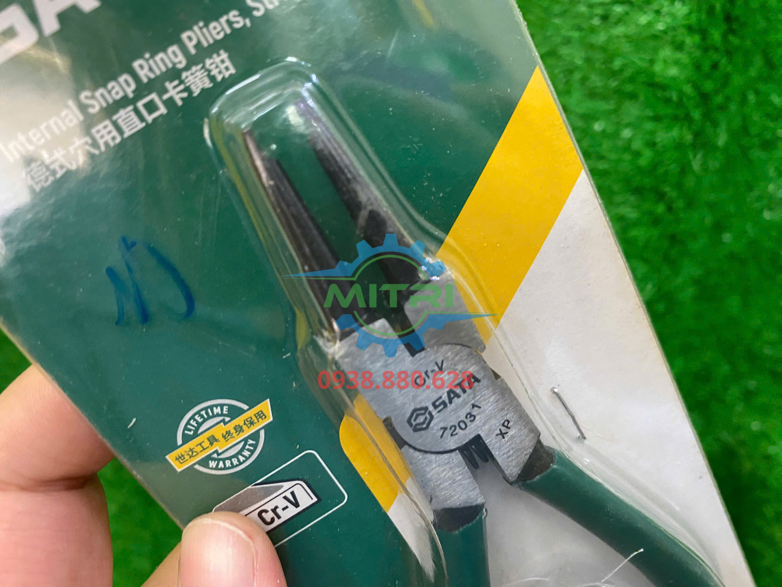 Chi tiết đóng gói kìm Sata 72031