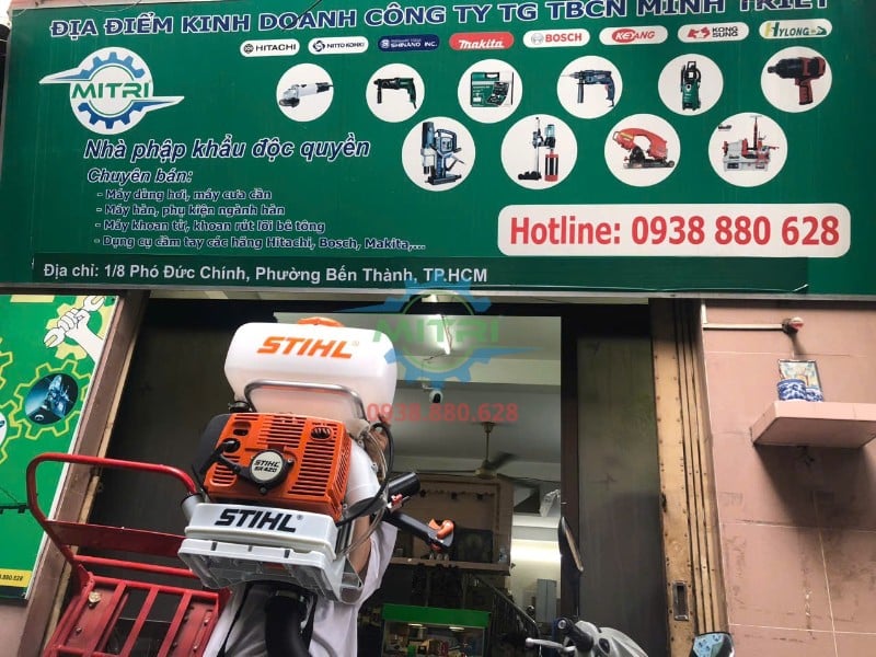 STIHL SR-420 tại kho Minh Triết