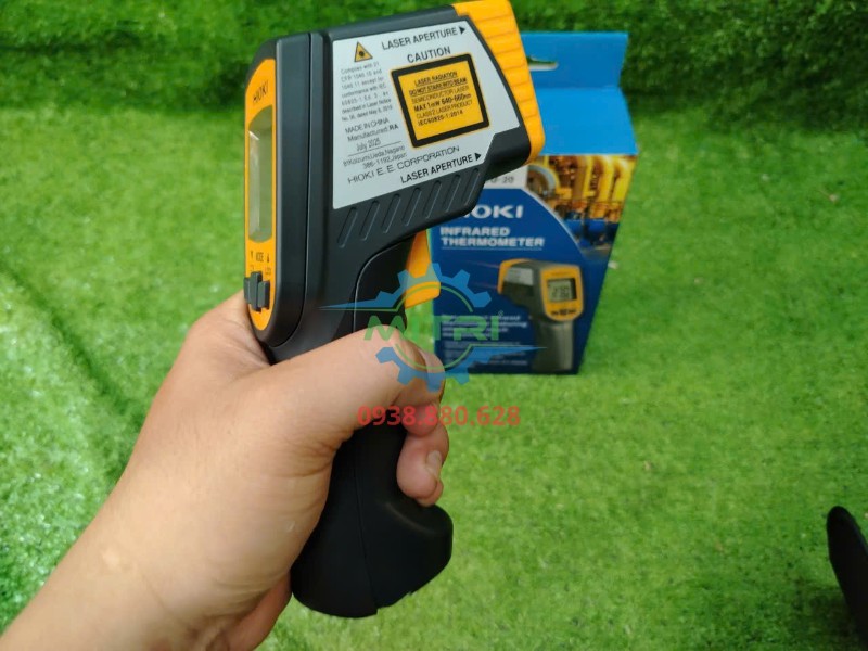 Súng đo nhiệt độ hồng ngoại Hioki FT3700-20 tem cảnh báo laser