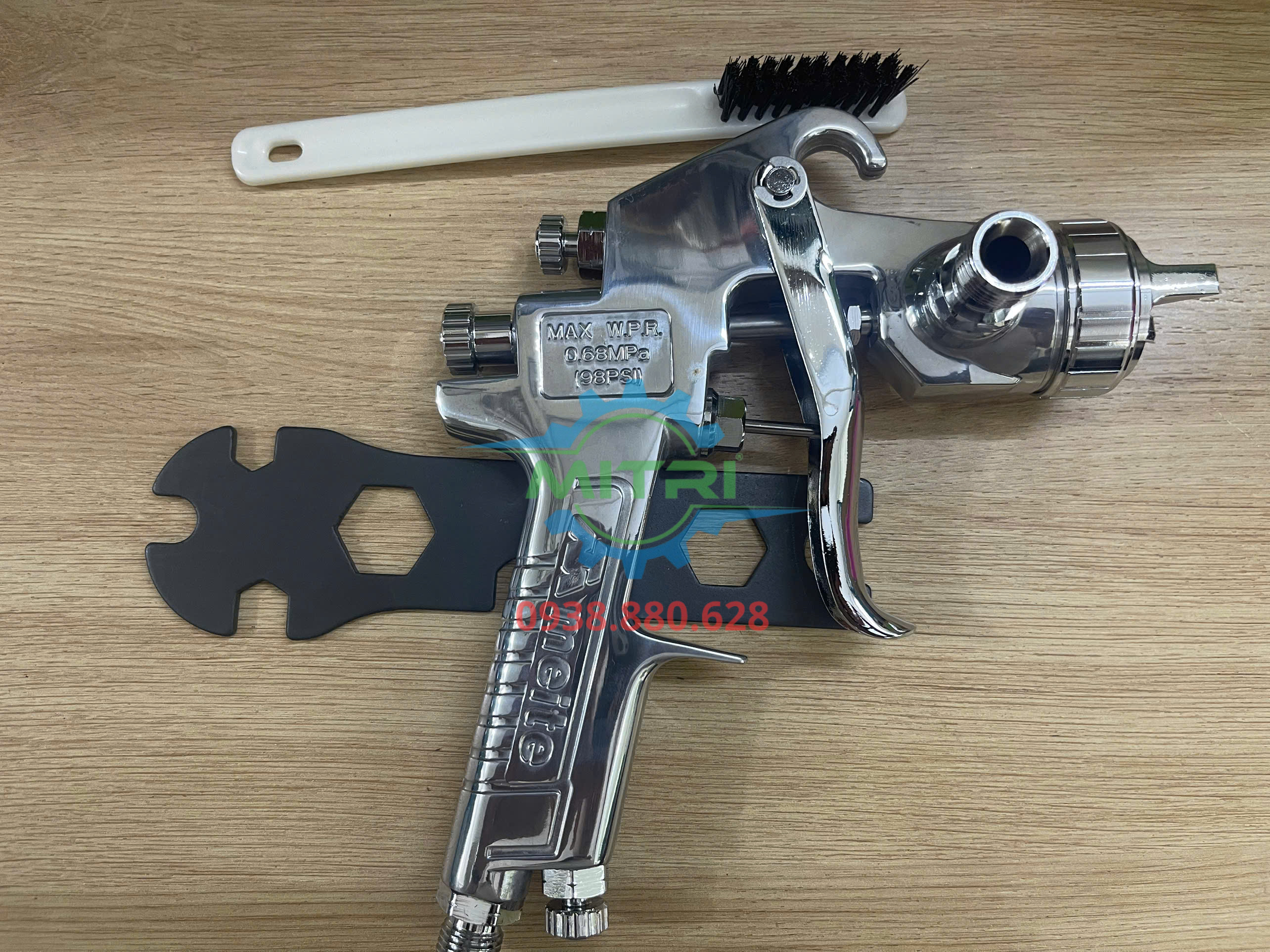 Súng phun sơn MEITE MT-W77-2021G bình trên 400ml chính hãng