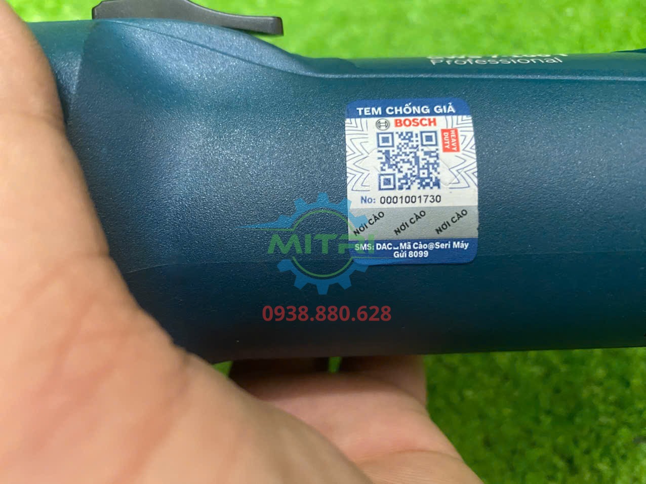 Tem chống giả Bosch GWS 7-100T cần kiểm tra khi nhận hàng chính hãng