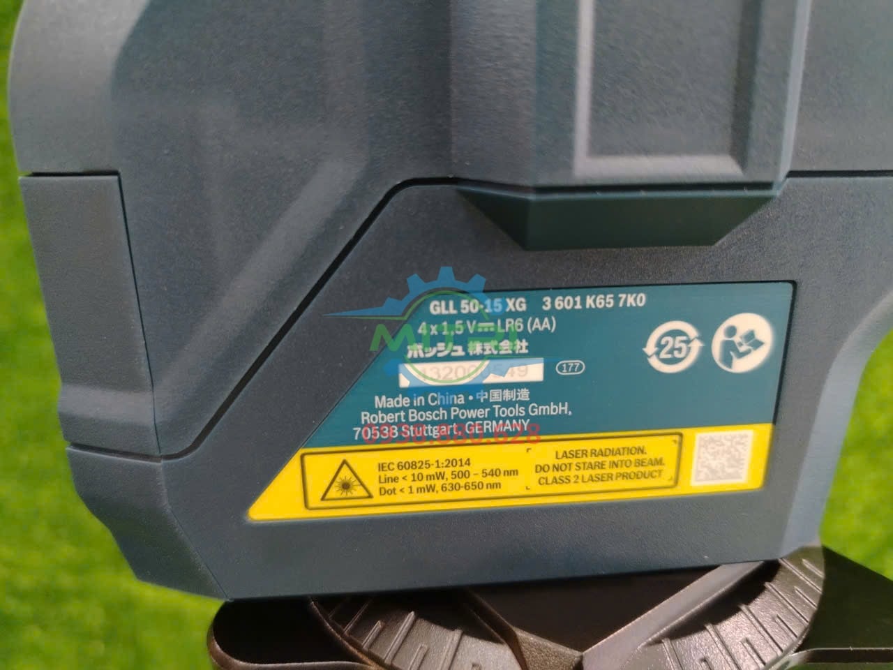Tem thông số Bosch GLL 50-15 XG mã 06010657K0