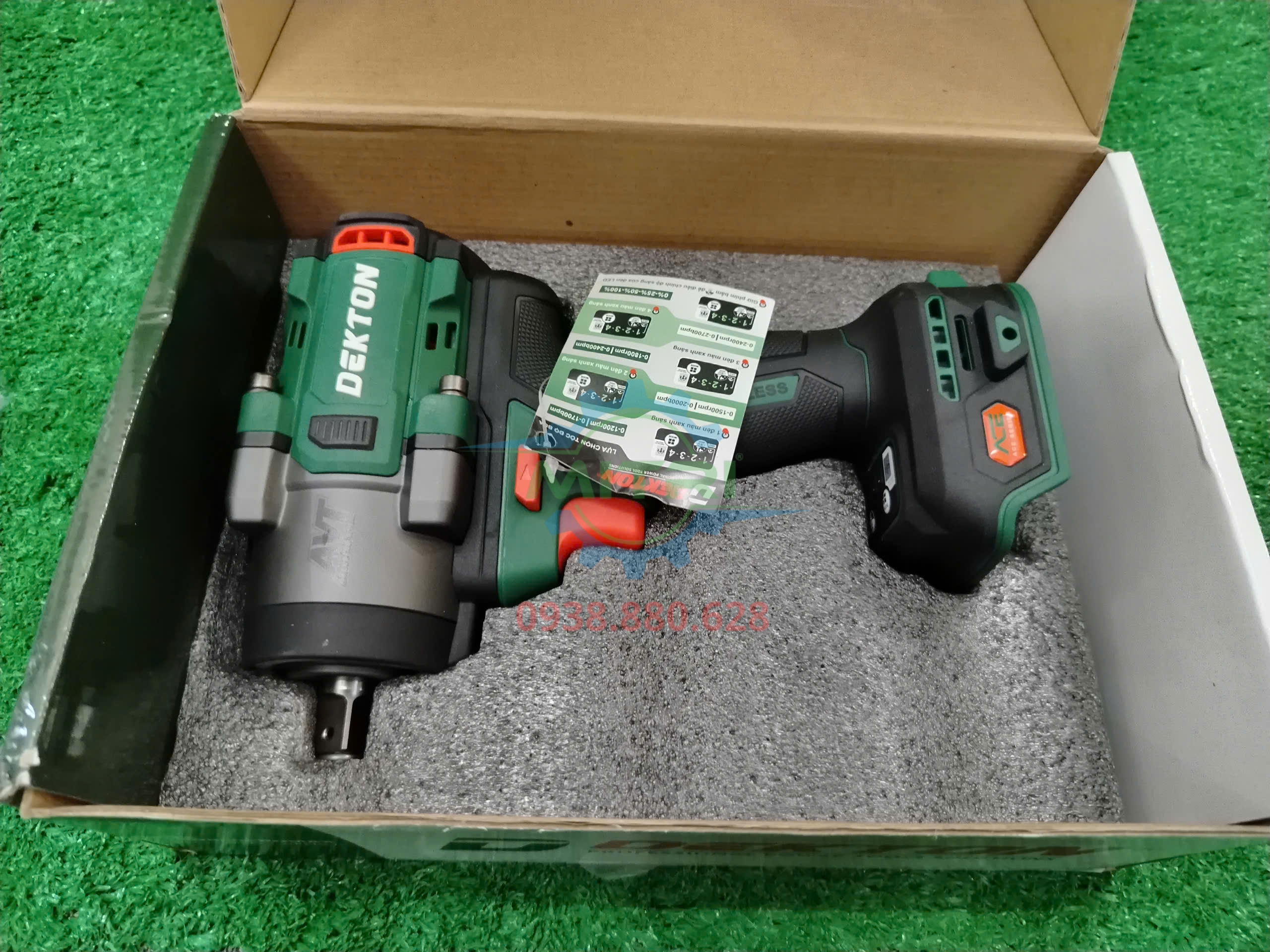 Thân máy siết bu lông dùng pin Dekton M21-IW850PROMAX lực siết 850Nm chính hãng tại Minh Triết