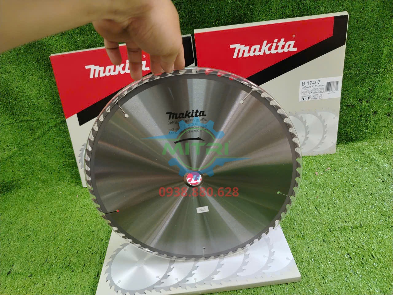 Thông số lưỡi cưa gỗ Makita B-17457 355mm trục 25.4mm 60 răng