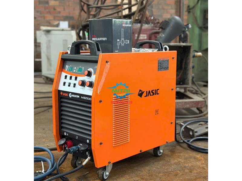 Thực tế máy hàn bán tự động Jasic MIG-500 J8110 tại kho Minh Triết