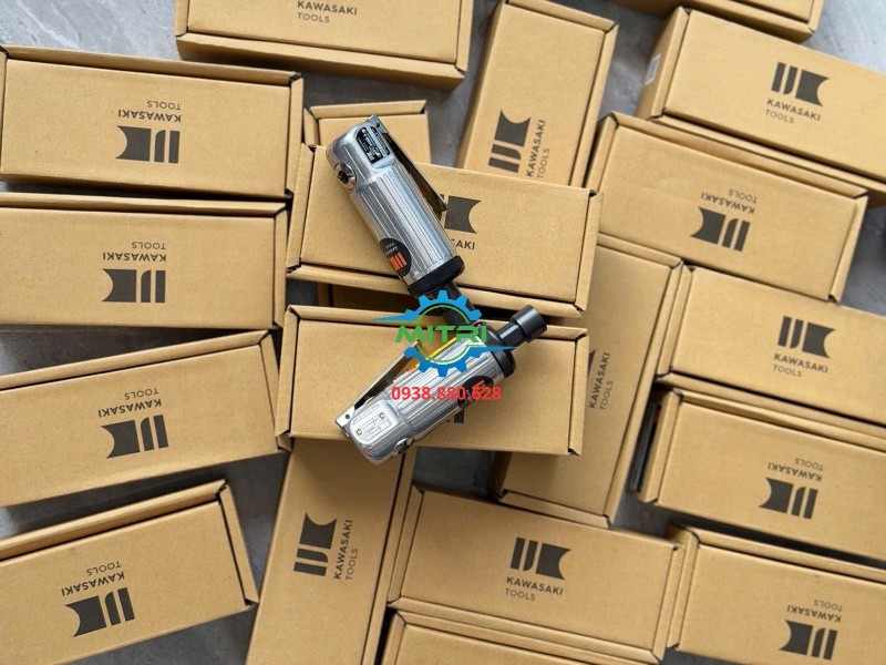 Thực tế máy mài đầu trụ khí nén Kawasaki KPT-24DG-6