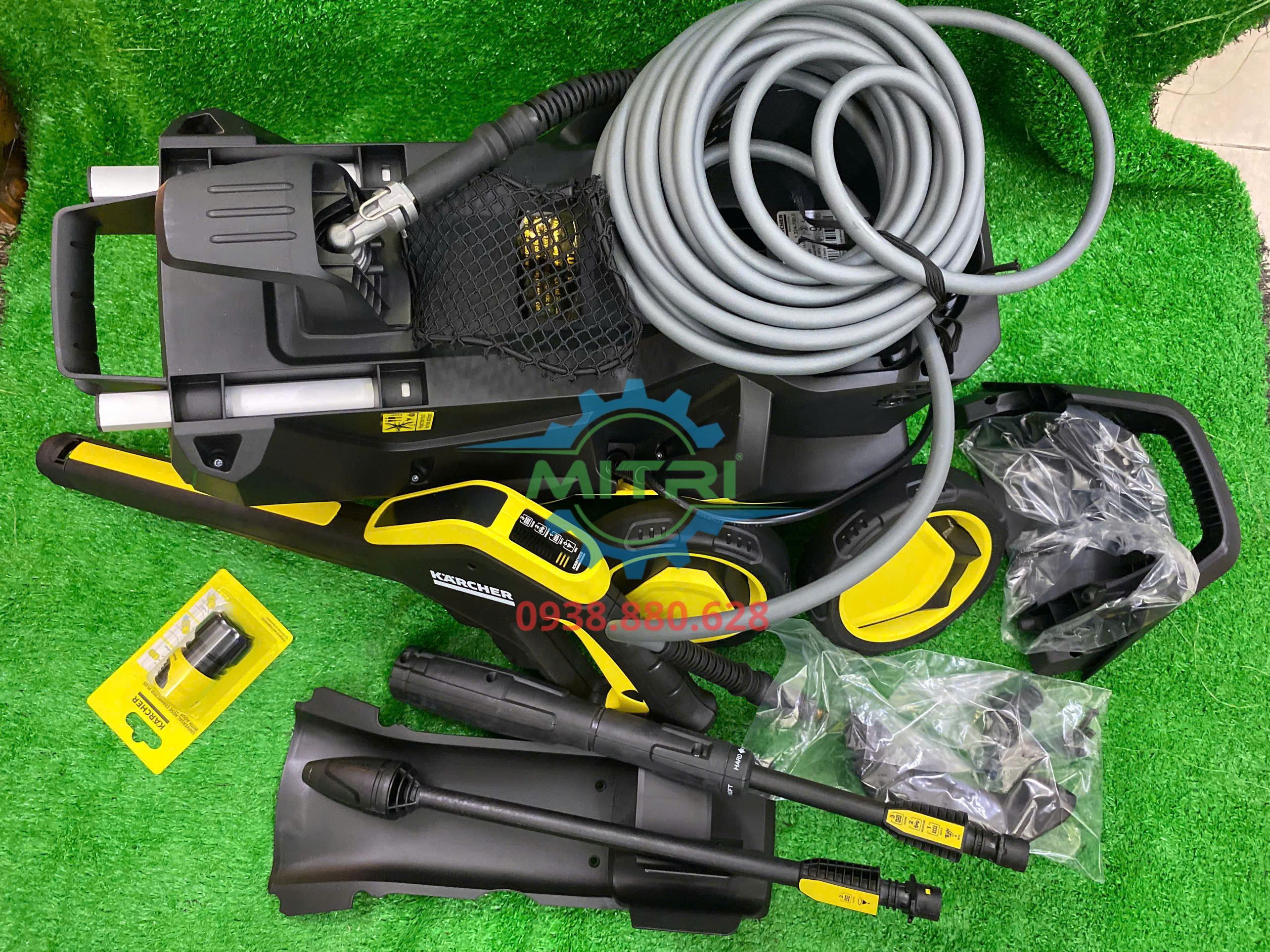 Thực tế sử dụng Karcher K5 Power Control làm sạch sân vườn