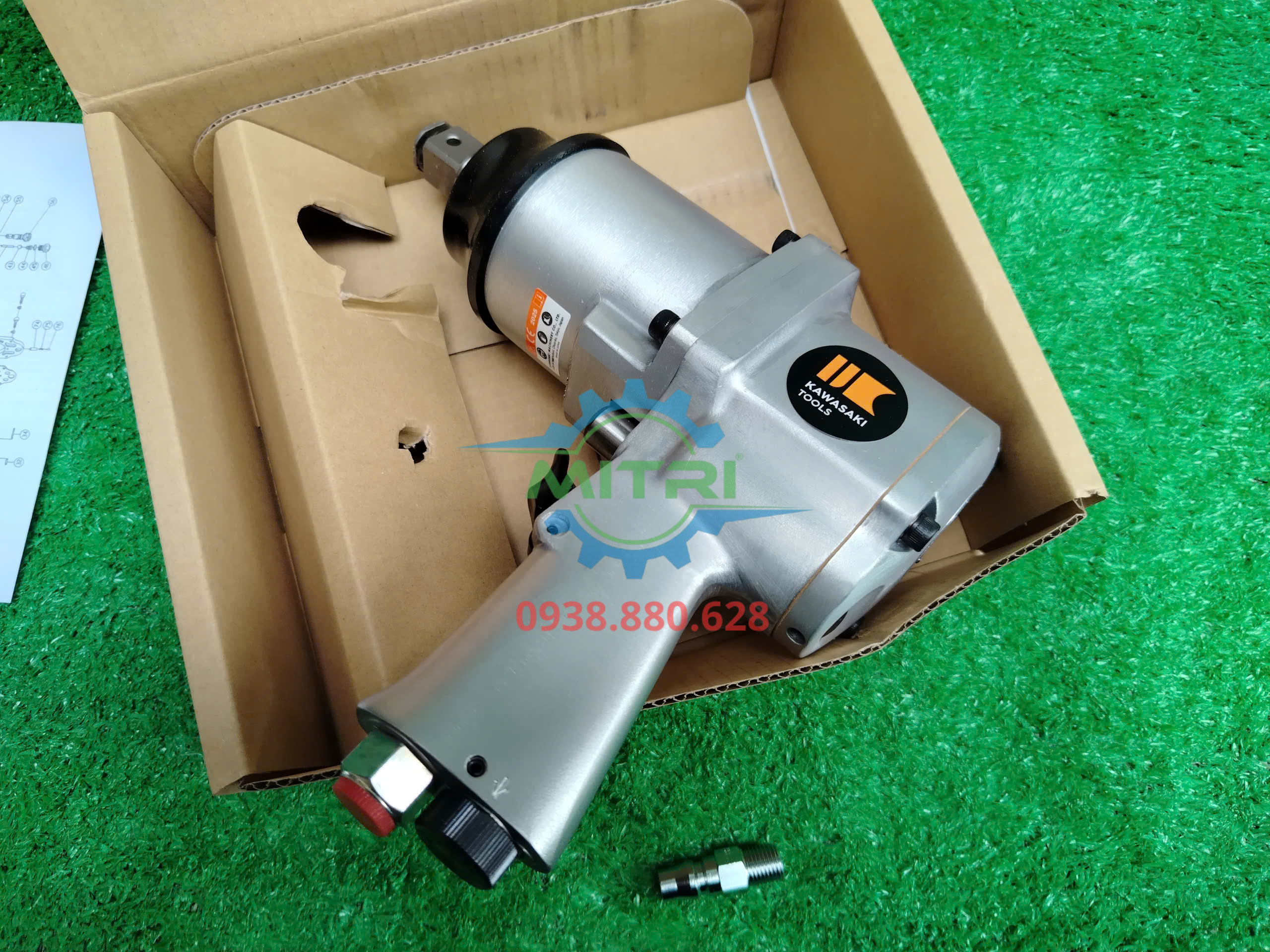 Máy Vặn Bulong Khí Nén Kawasaki KPT-191P (3/4'') Nhật Bản – minhtriet ...