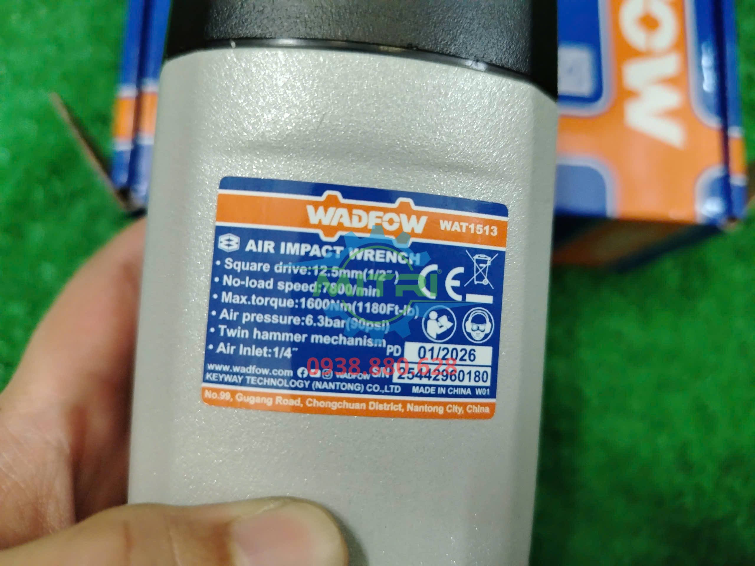 Thực tế súng vặn ốc khí nén Wadfow tại Minh Triết