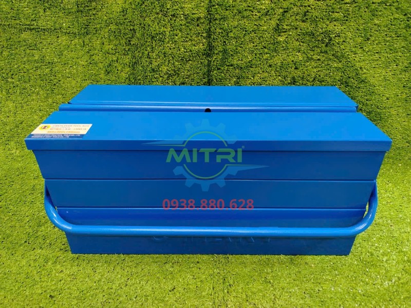 Thùng đồ nghề C-Mart L0043-18 đóng nắp và tay xách kim loại