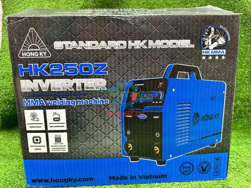 Thùng hộp máy hàn Hồng Ký HK 250Z chính hãng bảo hành điện tử
