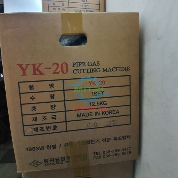 Tem thùng máy cắt ống bằng tia lửa seri 070