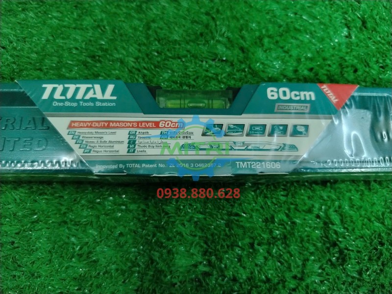 Total TMT221606 thước Nivo vỏ nhôm siêu bền