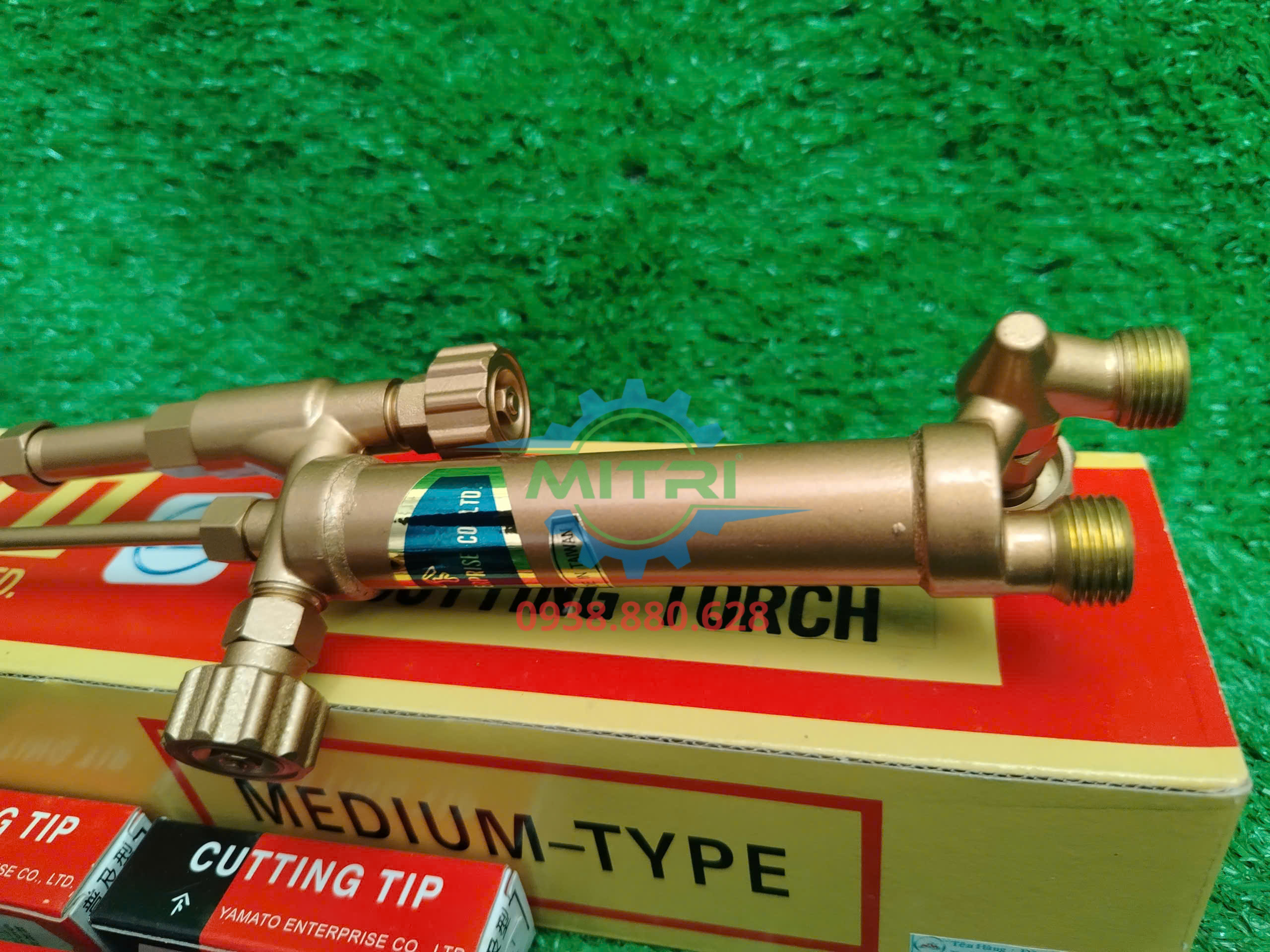 Bộ 3 béc cắt gas đi kèm đèn Yamato CMS-3601-G cho các dải độ dày thép khác nhau