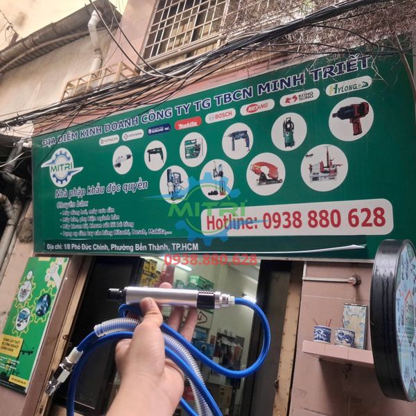 Máy mài khuôn hơi Yunica YG-6 tại cửa hàng Minh Triết