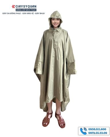 Áo Mưa Cánh Dơi Công Ty 26 - Rộng Rãi, Bền Đẹp, Đi Xe Máy Thoải Mái