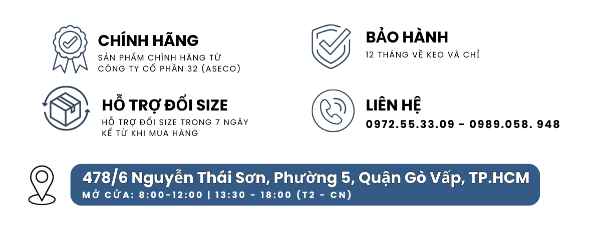 Địa chỉ mua giày công ty ASECO 32 chính hãng