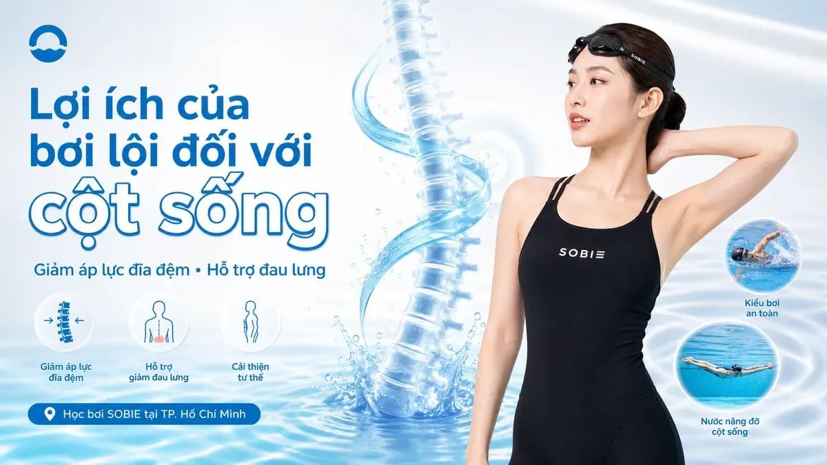 Lợi ích của bơi lội đối với cột sống và lưng đau