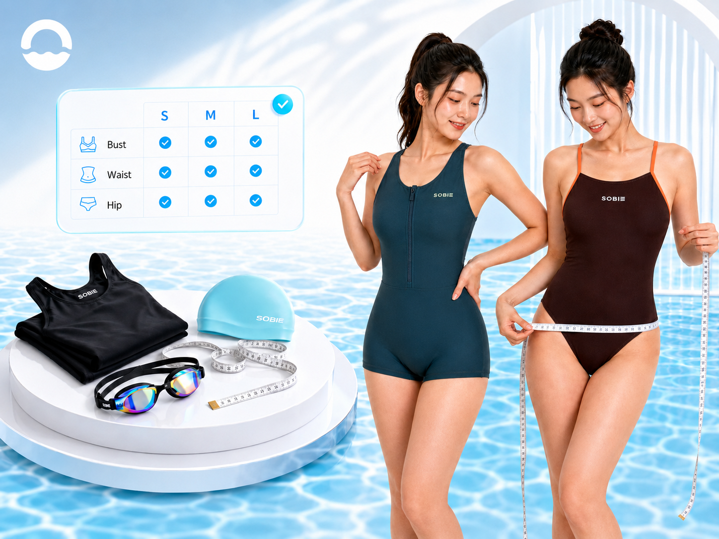 Cách nhận biết đồ bơi vừa người khi mua online cho nữ